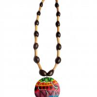 Collier symbole afrika multicolor