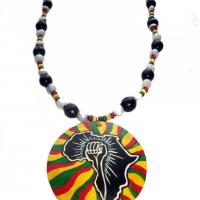 Collier symbole afrikan lutta