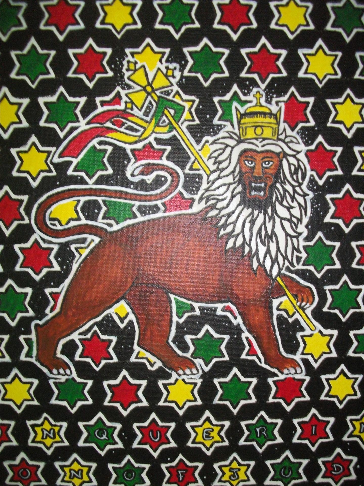 Toile conquering lion of judah 4